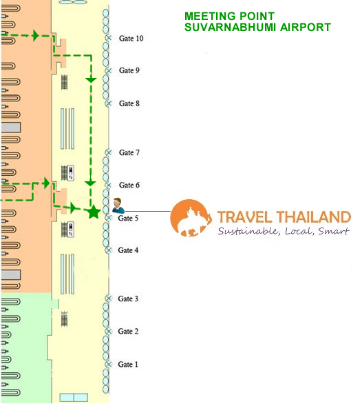 Meeting Point at Suvarnabhumi Airport TravelThailand